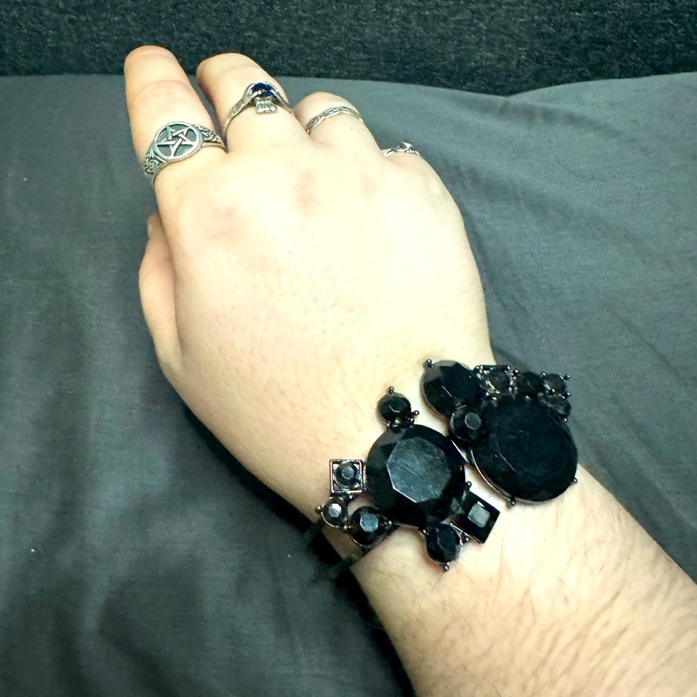 Black Gemstone Bracelet